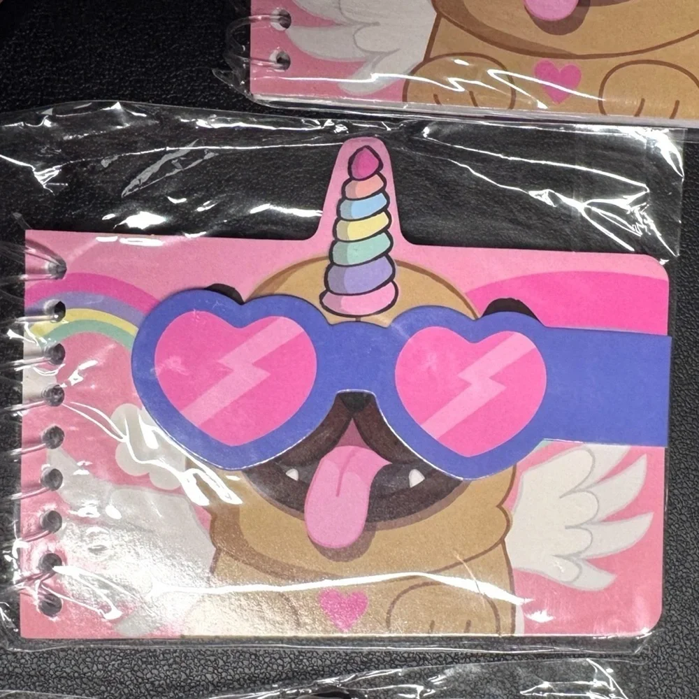 NWT Lot of 13 Mini Notebooks — Unicorn, Pandas, Sloths — Individually Wrapped!